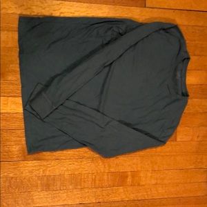 Green J-crew long sleeve